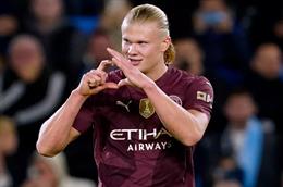 Haaland tạo cột mốc mới trong ngày Man City cân bằng kỷ lục của MU